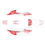 honda crf-e2 graphics kit 2022-2026 usa series red