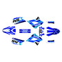 kawasaki klx300sm graphics kit 2021-2023 split series blue