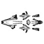beta 250rr graphics kit 2018-2019 guard series white