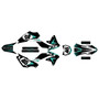 kawasaki klx230r graphics kit 2020-2024 division series teal