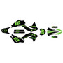kawasaki klx230r graphics kit 2020-2024 flow series green-shift