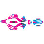 kawasaki klx230r graphics kit 2020-2024 oem series magenta
