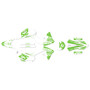kawasaki klx230r graphics kit 2020-2024 oem series green-shift