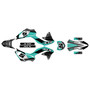 kawasaki klx230r graphics kit 2020-2024 venom series teal