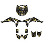 honda trx450r graphics kit 2004-2005 twitch series gold