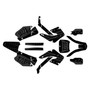 honda cr125 graphics kit 2000-2001 usa series smoke