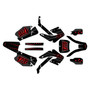 honda cr125 graphics kit 2000-2001 usa series red-shift