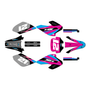 honda xr80-xr100 graphics kit 2001-2003 crew series magenta