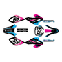 honda xr80-xr100 graphics kit 2001-2003 division series magenta