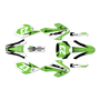 honda xr80-xr100 graphics kit 2001-2003 evader series green