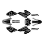 honda xr80-xr100 graphics kit 2001-2003 evader series smoke