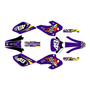 honda xr80-xr100 graphics kit 2001-2003 pecker series purple