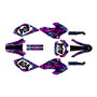 honda xr80-xr100 graphics kit 2001-2003 shatter series purple