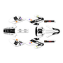honda xr80-xr100 graphics kit 2001-2003 speed series white