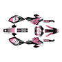 honda xr80-xr100 graphics kit 2001-2003 turbo series pink