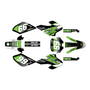 honda xr80-xr100 graphics kit 2001-2003 turbo series green