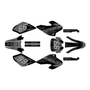 honda xr80-xr100 graphics kit 2001-2003 turbo series smoke