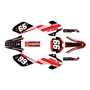 honda xr80-xr100 graphics kit 2001-2003 viper series red