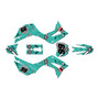 honda crf110f graphics kit 2019-2026 predator series teal