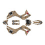 honda crf110f graphics kit 2019-2026 predator series tan