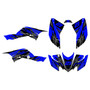 honda trx400ex graphics kit 2008-2016 throwback series blue-shift