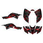 honda trx400ex graphics kit 2008-2016 twitch series red