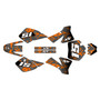 ktm 50sx graphics kit 2002-2008 cyberware series orange