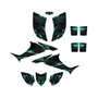 honda trx90 graphics kit 2006-2026 twitch series teal