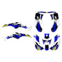 honda trx250ex graphics kit 2001-2004 throwback series blue