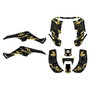 honda trx250ex graphics kit 2001-2004 twitch series gold