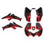 honda trx250ex graphics kit 2006-2026 throwback series red-shift