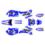 yamaha yz250f graphics kit 2006-2007 lethal series blue