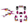 honda trx250r graphics kit all years throwback series magenta