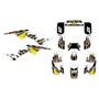 honda trx250r graphics kit all years throwback series tan