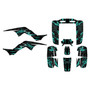 honda trx250r graphics kit all years twitch series teal