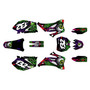 yamaha yz450f graphics kit 2006-2007 core series purple