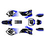 yamaha yz450f graphics kit 2006-2007 division series blue