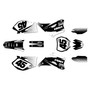 yamaha yz450f graphics kit 2006-2007 division series white