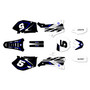 yamaha yz450f graphics kit 2006-2007 future series blue