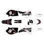 yamaha yz450f graphics kit 2006-2007 future series red