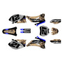 yamaha yz450f graphics kit 2006-2007 semper series blue