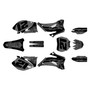 yamaha yz450f graphics kit 2006-2007 semper series smoke