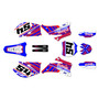 yamaha yz450f graphics kit 2006-2007 split series red-blue