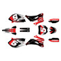 yamaha yz450f graphics kit 2006-2007 turbo series red