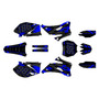 yamaha yz450f graphics kit 2006-2007 twitch series blue