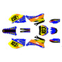 yamaha yz450f graphics kit 2006-2007 usa series yellow-shift
