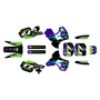 kawasaki kx500 graphics kit 1989-1998 axis series green