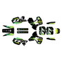 kawasaki kx500 graphics kit 1989-1998 axis series lime