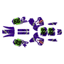kawasaki kx500 graphics kit 1989-1998 predator series purple