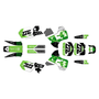 kawasaki kx500 graphics kit 1989-1998 rail series green